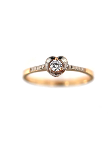 Rose gold engagement ring DRS03-05-10