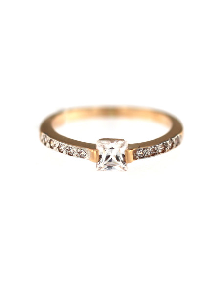 Rose gold engagement ring DRS03-04-06