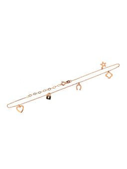 Rose gold anklet EK01-01