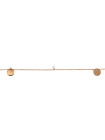 Rose gold anklet EK03-01 
