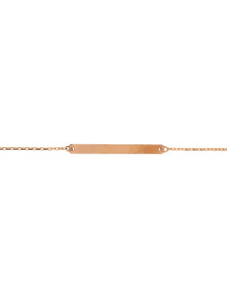 Rose gold bracelet ESP01-05 17.5CM