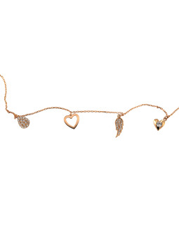Rose gold zirconia bracelet ESP12-01