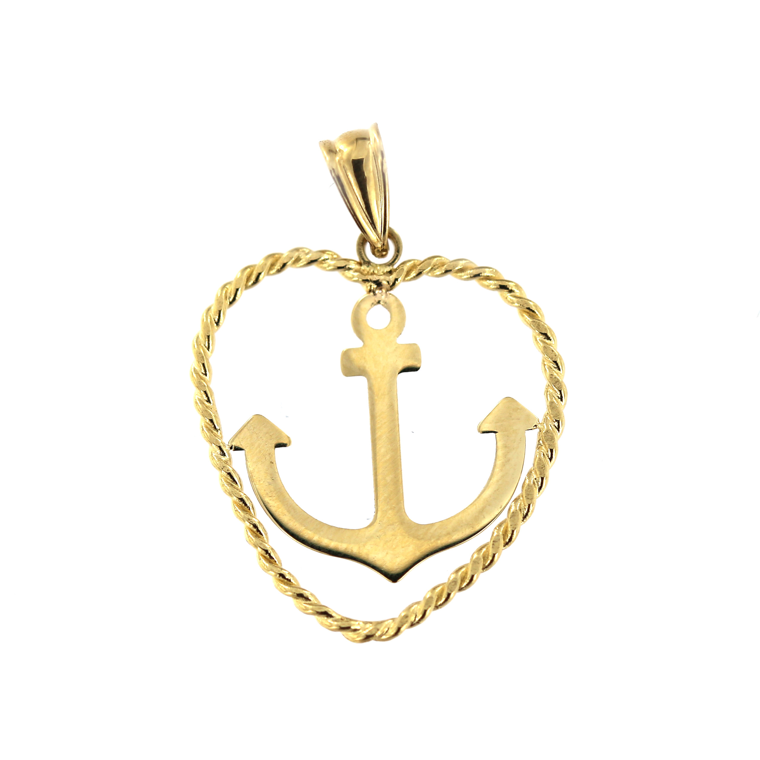 pendant anchor gold