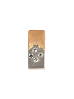 Rose gold pendant with zirconia ARBL01-02
