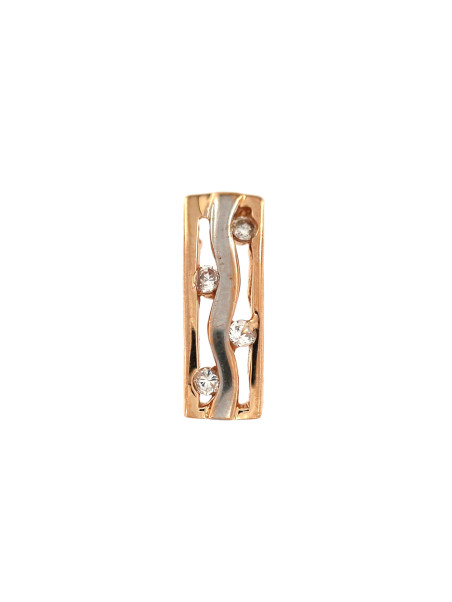 Rose gold pendant with zirconia ARBL01-05
