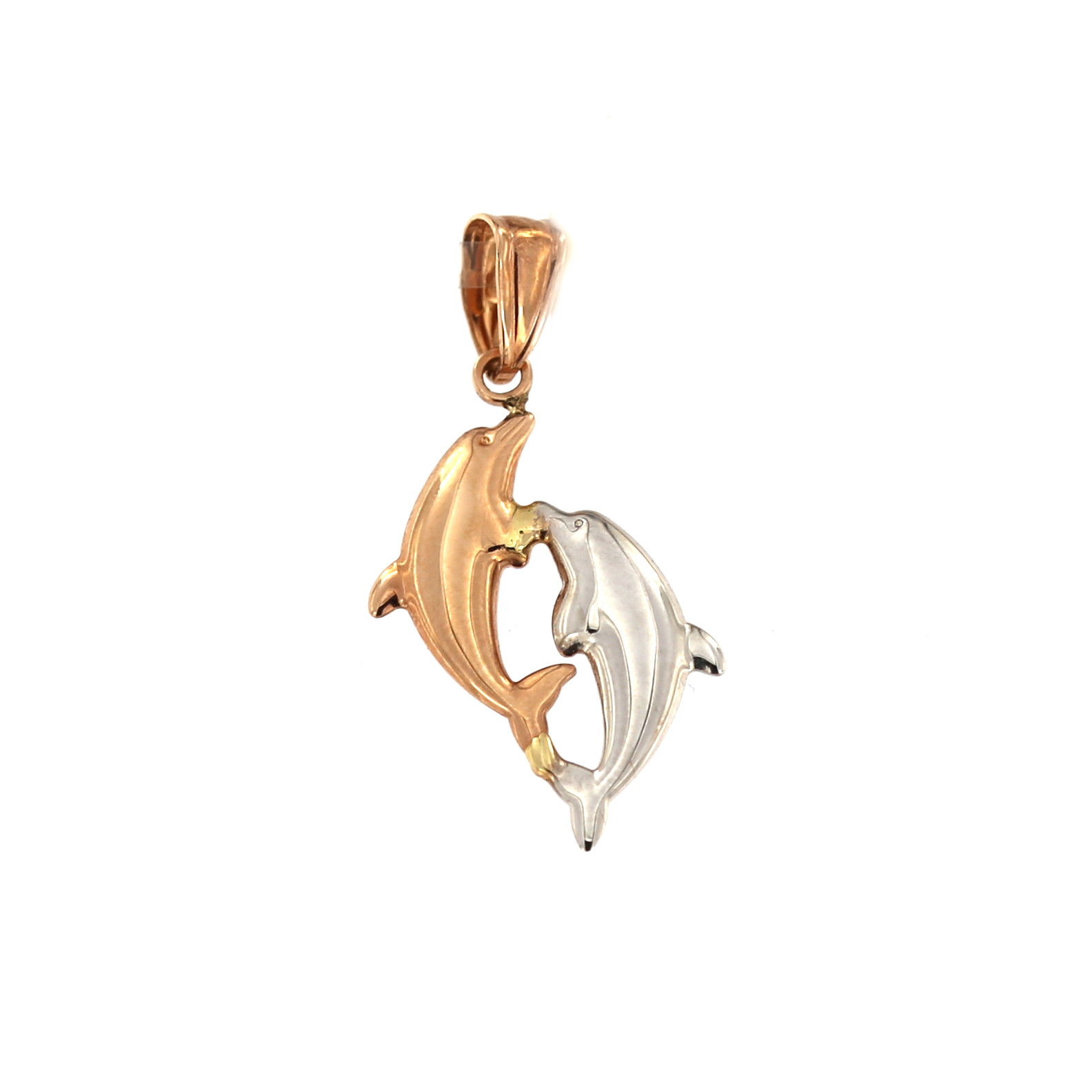 dolphin pendant gold