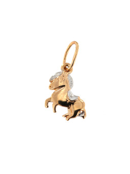 Rose gold horse pendant ARG15-01