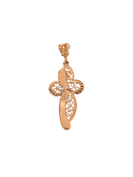 Rose gold cross pendant ARK03-01