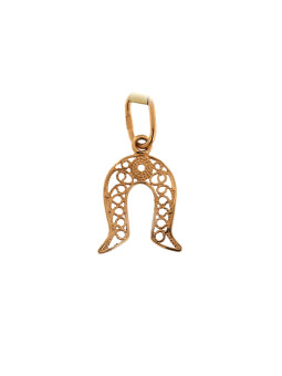 Rose gold horseshoe pendant ARP01