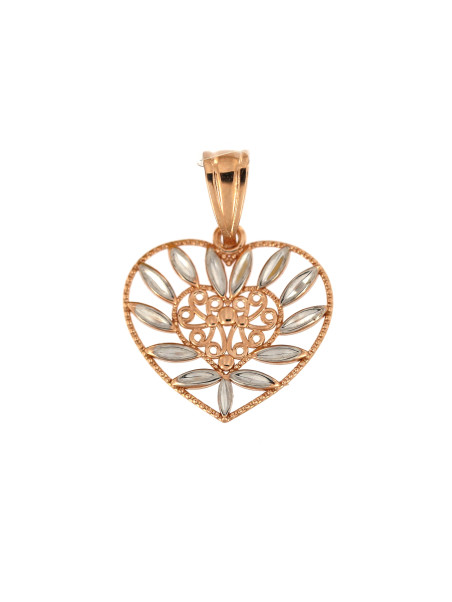 Rose gold heart pendant ARS01-07