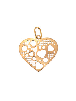 Rose gold heart pendant ARS01-11