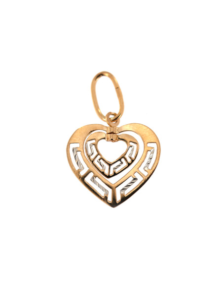 Rose gold heart pendant ARS01-17