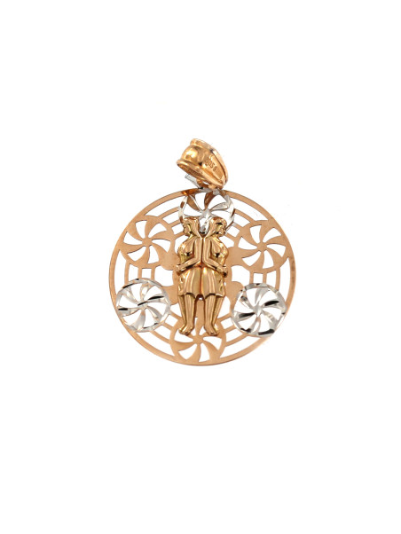 Rose gold Gemini pendant ARH-D-06