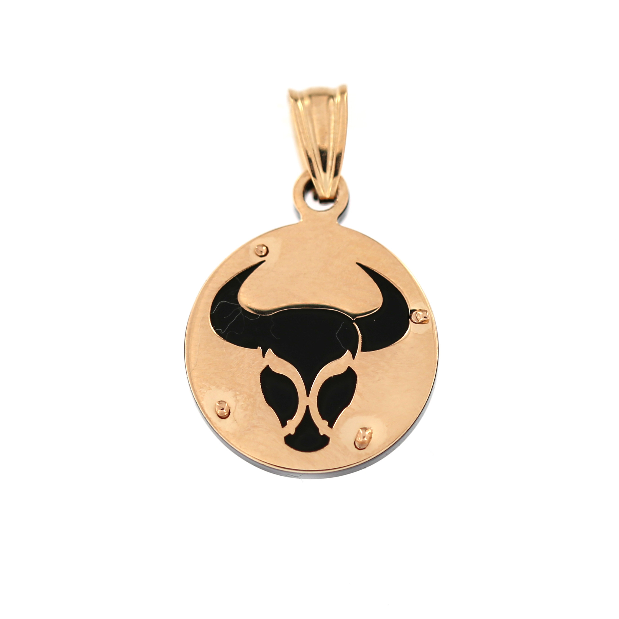 taurus pendant gold