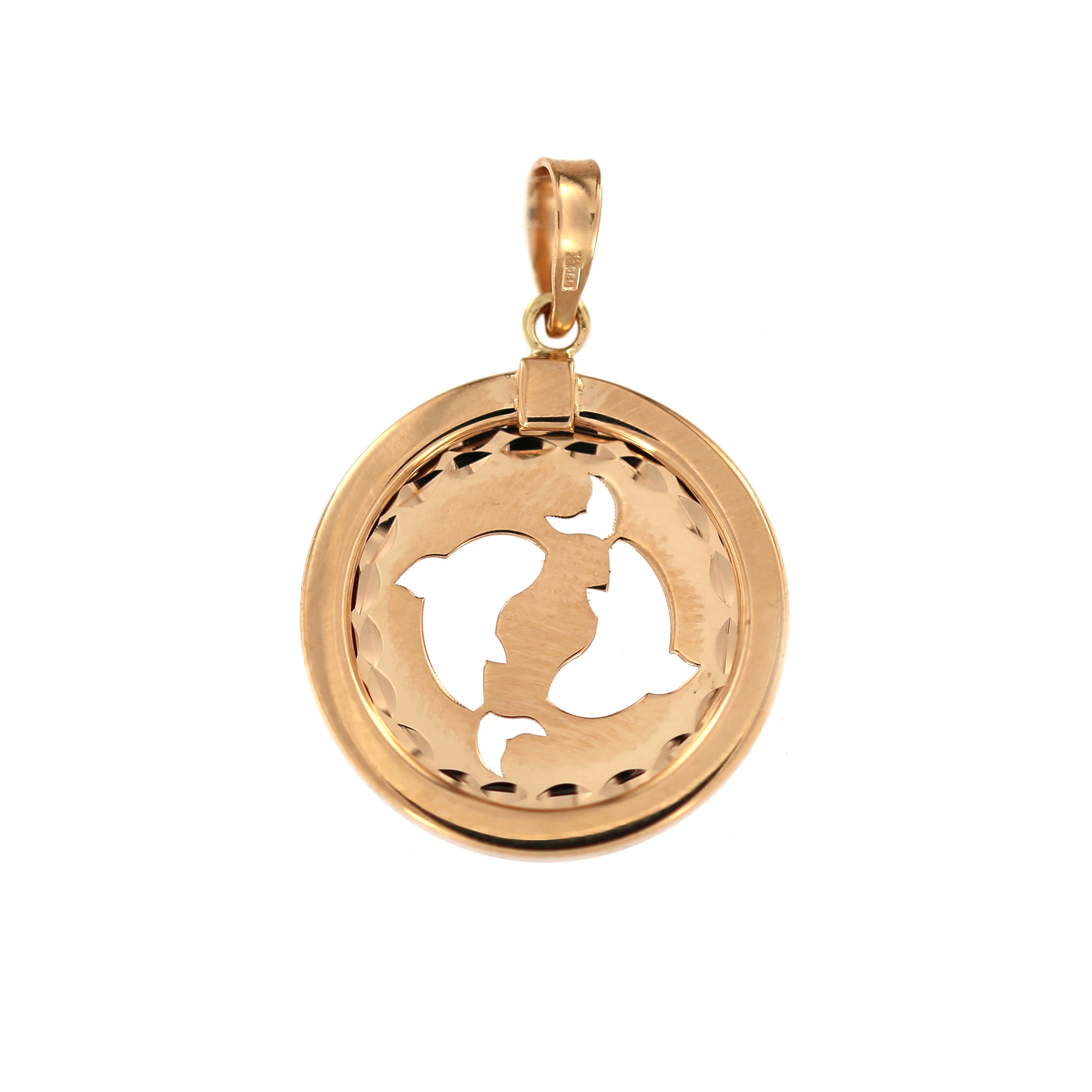 Rose gold Pisces pendant ARH-Ž-03
