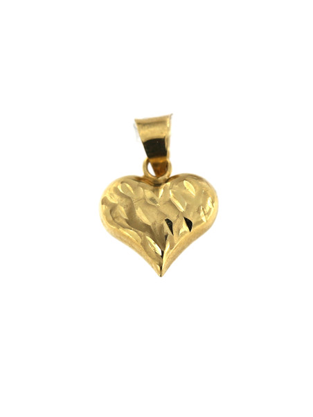 Geltono aukso pakabukas širdelė AGS01-01