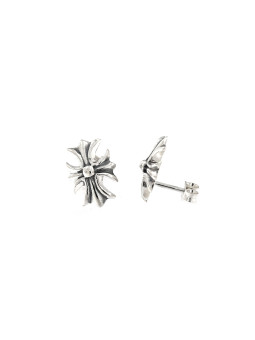 Sterling silver earrings BIKER-AU-01