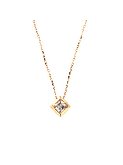 Rose gold pendant necklace CPR04-01