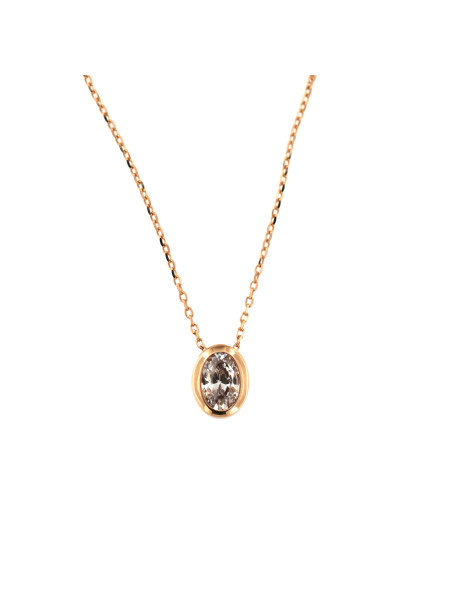Rose gold pendant necklace CPR05-03