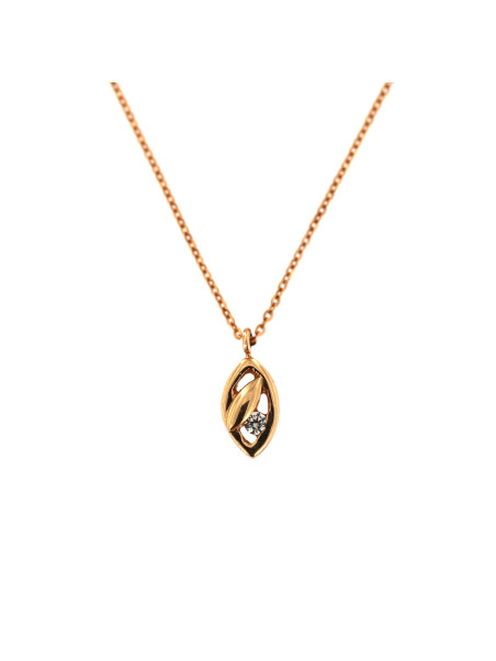 Rose gold pendant necklace CPR06-01