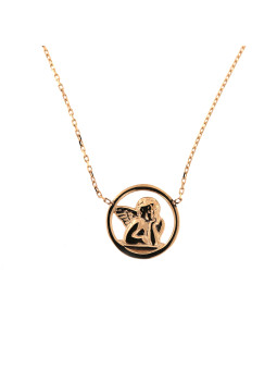 Rose gold pendant necklace CPR11-01