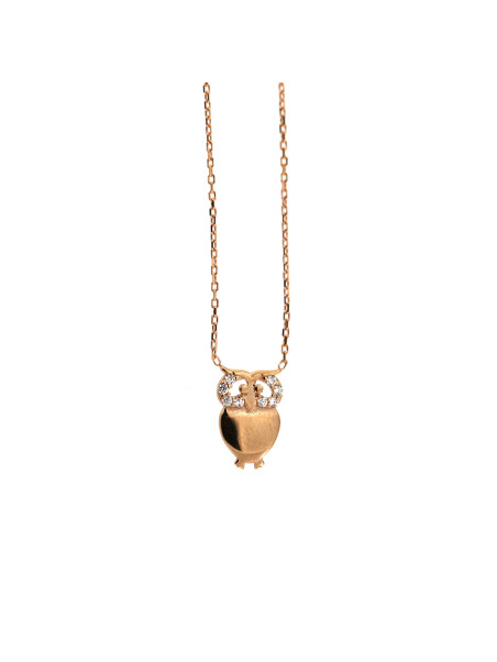 Rose gold pendant necklace CPR15-01