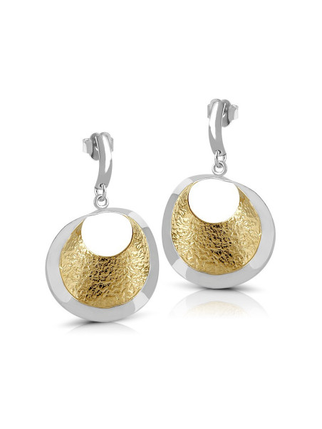 Gold plated silver earrings FID02-E046