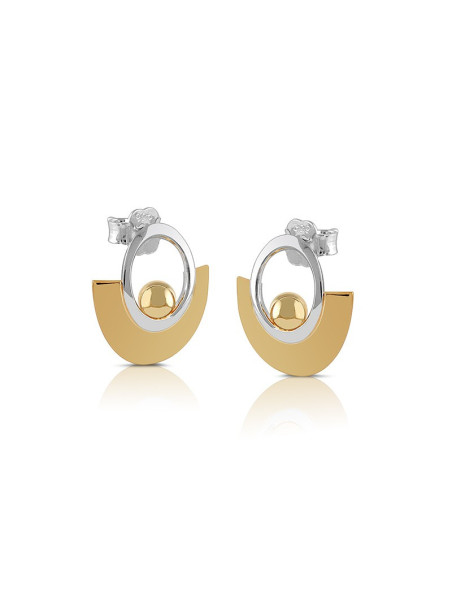 Gold plated silver earrings FID03-E092