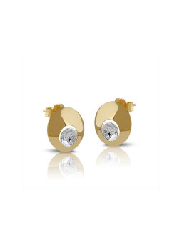 Gold plated silver earrings FID03MN-E014
