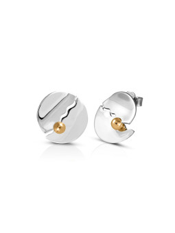 Gold plated silver earrings FID03MN-E028