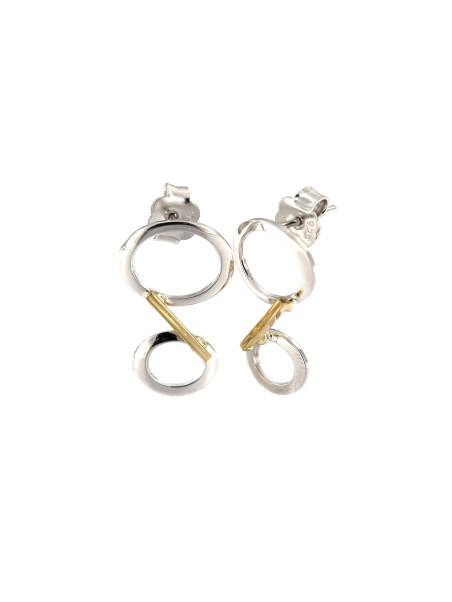 Gold plated silver earrings FID03MN-E035
