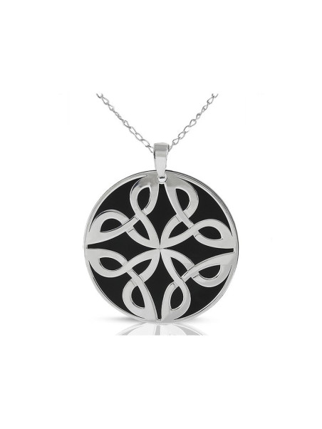 Sterling silver necklace pendant FID15-P06-30