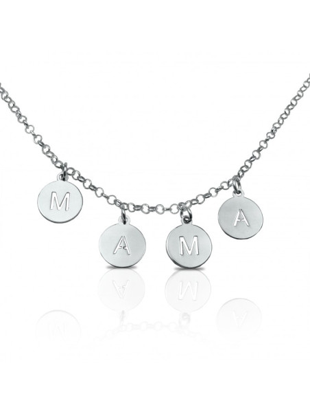 Sterling silver necklace pendant FID16-P15