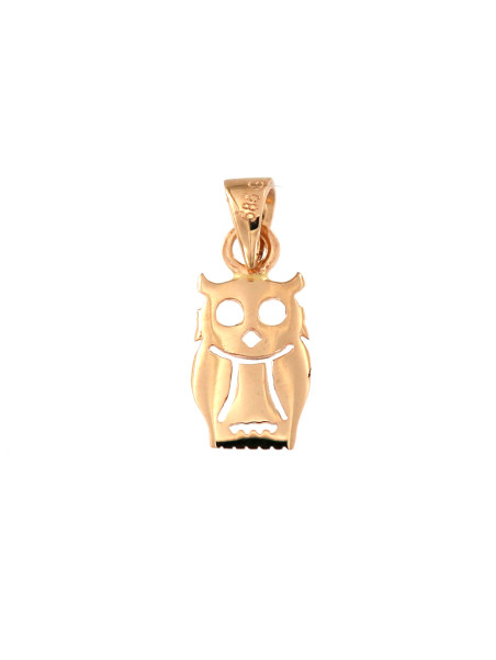 Rose gold owl pendant ARG04-03