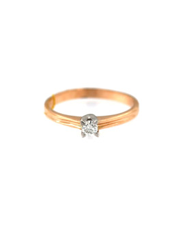 Rose gold ring with diamond DRBR01-04