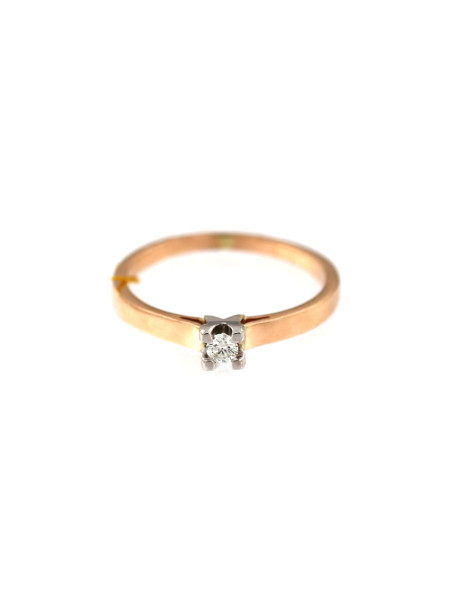 Rose gold ring with diamond DRBR01-05