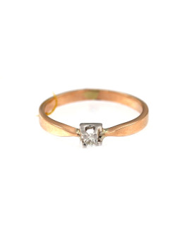 Rose gold ring with diamond DRBR01-06
