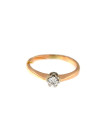 Rose gold ring with diamond DRBR03-04