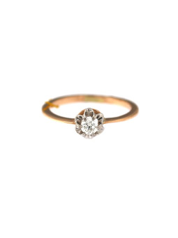 Rose gold ring with diamond DRBR04-06