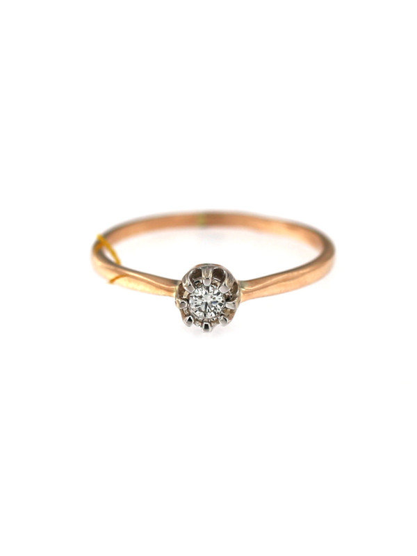 Rose gold ring with diamond DRBR04-08