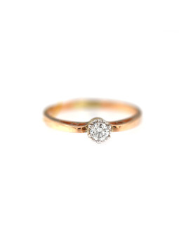 Rose gold ring with diamond DRBR04-09