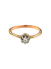 Rose gold ring with diamond DRBR04-11