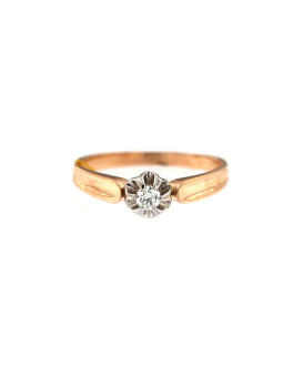 Rose gold ring with diamond DRBR04-12
