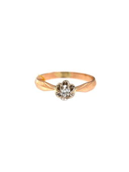 Rose gold ring with diamond DRBR04-04