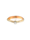 Rose gold ring with diamond DRBR04-15