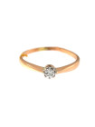 Rose gold ring with diamond DRBR04-16