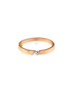Rose gold ring with diamond DRBR06-04