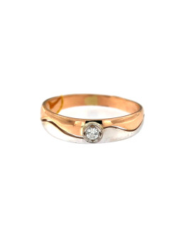 Rose gold ring with diamond DRBR12-11