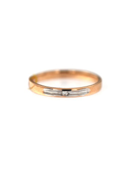 Rose gold ring with diamond DRBR06-14
