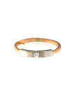 Rose gold ring with diamond DRBR06-17